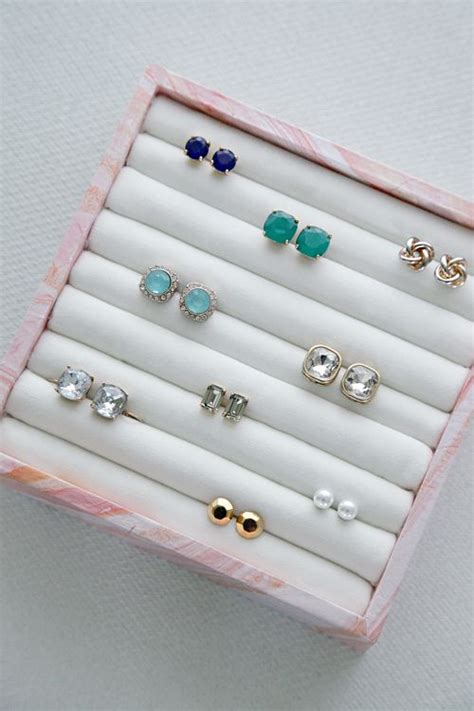 24 Diy Ring And Earring Jewelry Organizer Diy Rings Ring