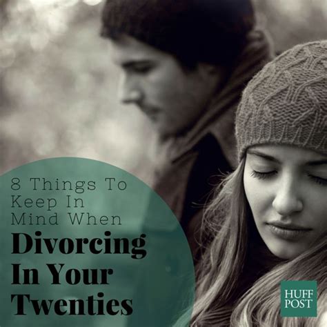 8 Pieces Of Advice For Divorce In Your 20s Huffpost