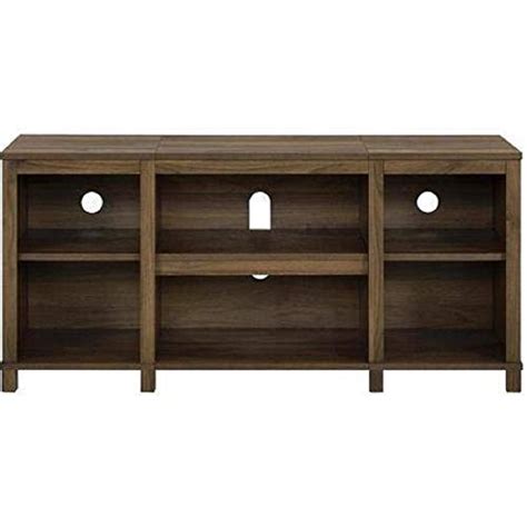 Mainstay Parsons Cubby Tv Stand Holds Up To 50 Tv Black Oak Walnut