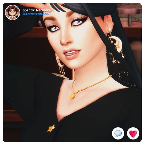 Spectre Necklace 👻🔮 Patreon Maxis Match Necklace Sims 4