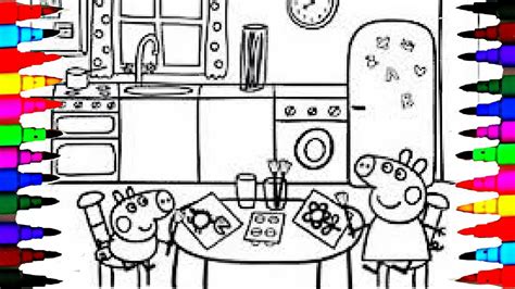 Peppa Pig Coloring Book Pages Kids Fun Art Activities Videos For