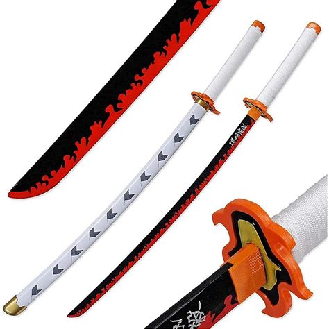 Buy S Demon Slayer Cosplay Katanas Blade Weapon Prop Rengoku Kyoujurou