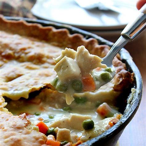Quickly mix everything together with a dinner fork until the dough just starts to come together. Made with one pre-made pie crust is a healthier way to ...