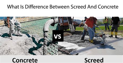 What Is Difference Between Screed And Concrete Engineering Discoveries