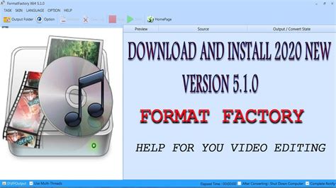 How To Download And Install Format Factory 510 How To Use Format
