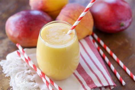 Peach Mango Smoothie Recipe Lil Luna
