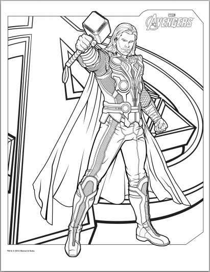 Nick fury, the director of shield, gathers a group of superheroes, including iron man, thor, captain america and the hulk to fight thor's brother loki. Color Up: Avengers 2012 Coloring Pages