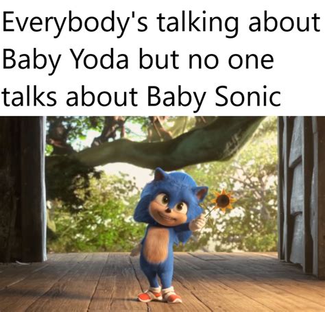 Baby Sonic Meme By Temmie135 Memedroid