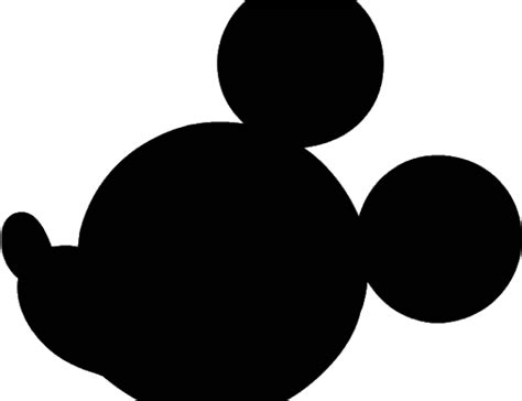 Download Mickey Mouse Ears Clipart Mickey Mouse Logo Black Png
