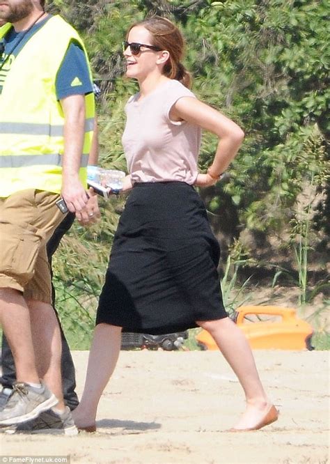 Emma Watson Gets To Grips With Her Role On The Set Of The Circle In