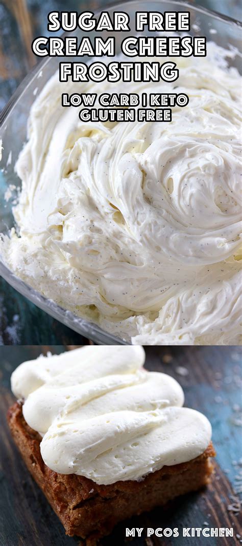 Sugar Free Cream Cheese Frosting My Pcos Kitchen A Delicious Low