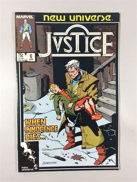 New Universe Justice 6 1986 Marvel Comics High Grade Z3 Etsy
