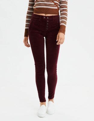 High Waisted Corduroy Jegging By American Eagle Super Stretch
