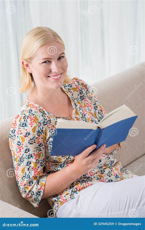 Reading At Home Stock Image Image Of Lifestyle Beautiful 32945259