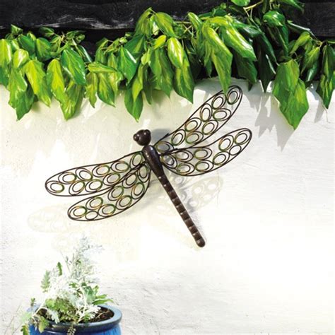 Dragonfly Metal Garden Wall Art By Garden Selections