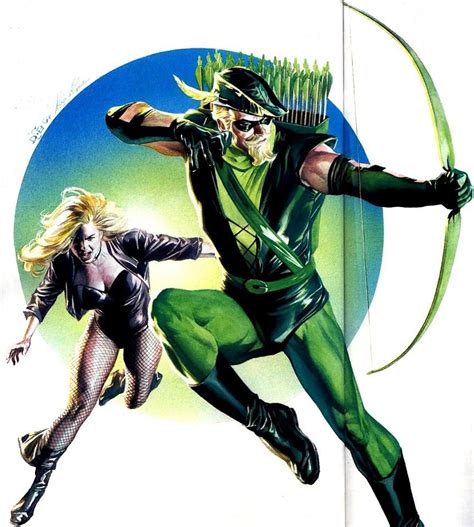 Green Arrow And Black Canary Dc Heroes Comic Heroes Green Arrow