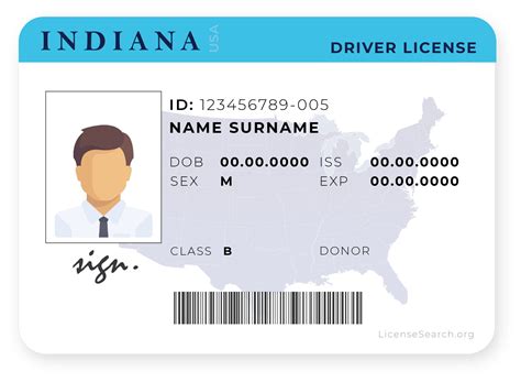 Indiana Driver License License Lookup