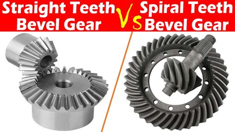 Differences Between Straight Teeth And Spiral Teeth Bevel Gear Youtube
