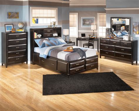 Ashley Furniture Kira Full Storage Bed Dunk And Bright Furniture Captains Beds