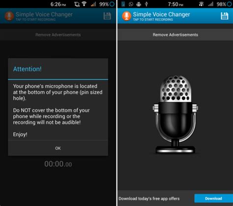 Add Fun Effects To Your Voice With Simple Voice Changer For Android