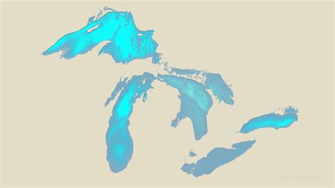 Great Lakes Bathymetry Adventures In Mapping