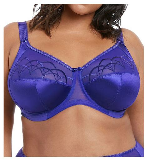 elomi royal plus size cate underwire full cup banded bra us 44j bras and bra sets