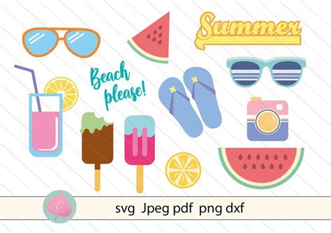 Summer Svg Bundle Beach Svg Clipart Cut File Silhouette Etsy My Xxx Hot Girl