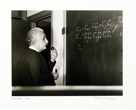 Einstein At Work Suite Of Seven Photographs Albert Einstein Roman