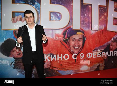 moscow actors oleg gaas at a premiere of the adventure comedy be at caro 11 october movie