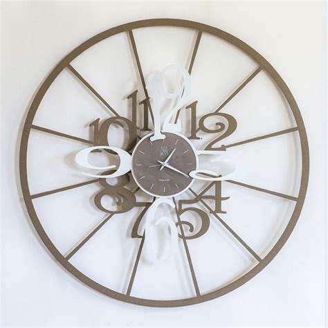 Kalesy Arti And Mestieri Clock In Beige And White How To Make Wall