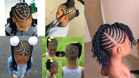Beautiful Cornrow Braids Hairstyles For Little Girls Ogc Youtube