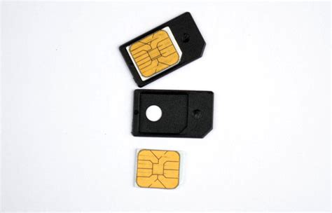 3ff Nano Micro Sim Card Adaptor Mini Black 15 X 25cm For Iphone