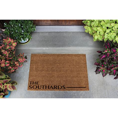 Buy Personalized Door Mat By Qualtry On Dot And Bo
