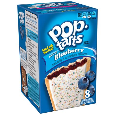 Kelloggs Pop Tarts Frosted Blueberry 8ct 147oz Box Garden Grocer