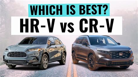 2023 Honda Cr V Vs Honda Hr V Which Suv Should You Buy Youtube