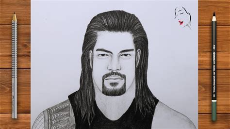Learn How To Draw Roman Reigns Wrestlers Step By Step 635