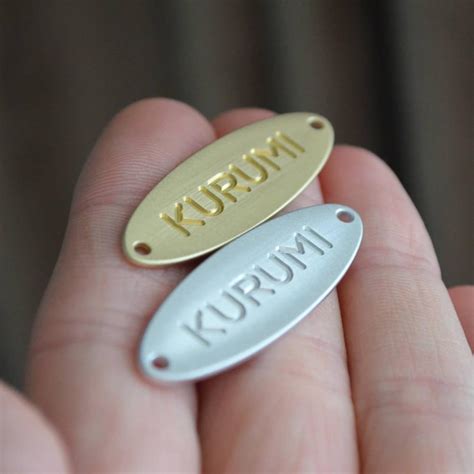 Metal Tags For Handmade Items Engraved Brass Labels For Etsy