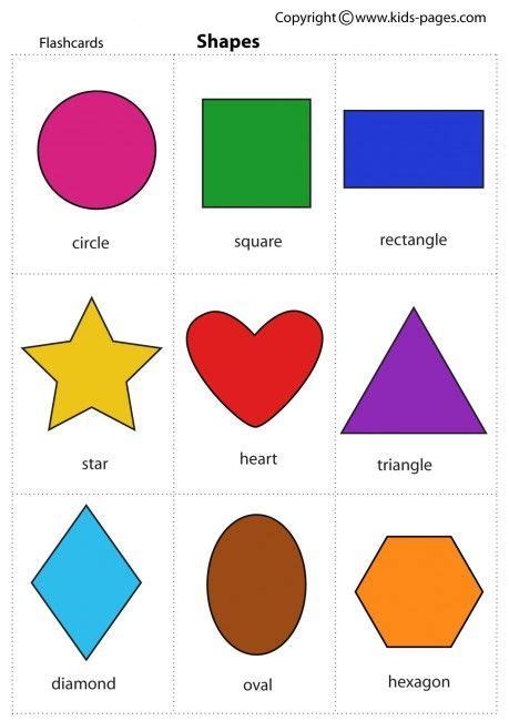 Printable Shapes And Colors Printable Pdf Versions Small Size
