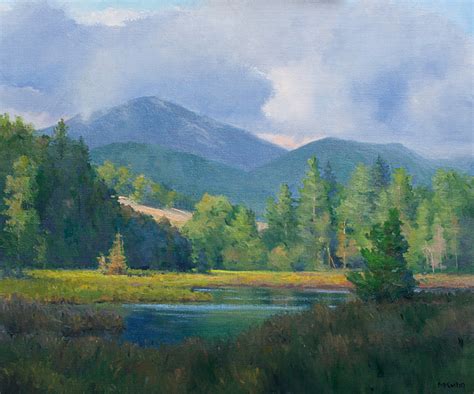 Adirondack Whiteface Mt Painting By Marianne Kuhn