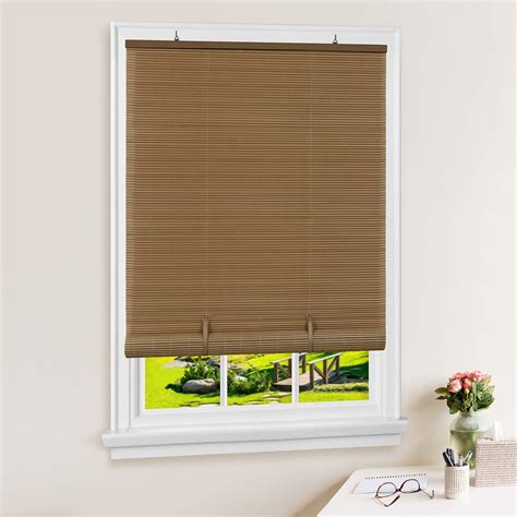 Powersellerusa Oval Cordless Rollup Light Filtering Window Blinds