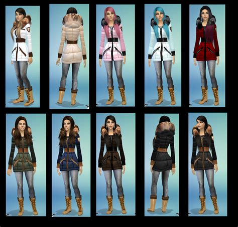 My Sims 4 Blog: Winter Coats for Males & Females by Bebebrillits4cc