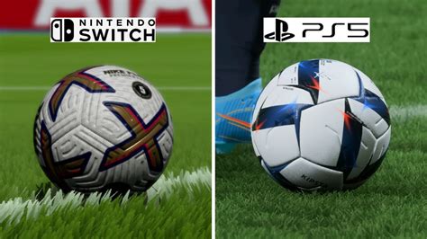 Fifa 23 Ps5 Vs Nintendo Switch Gameplay Comparison Youtube