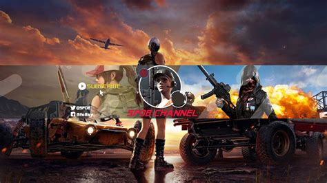 Pubg Gaming Banner Template For Girl 2021 Free Psd Youtube Cover