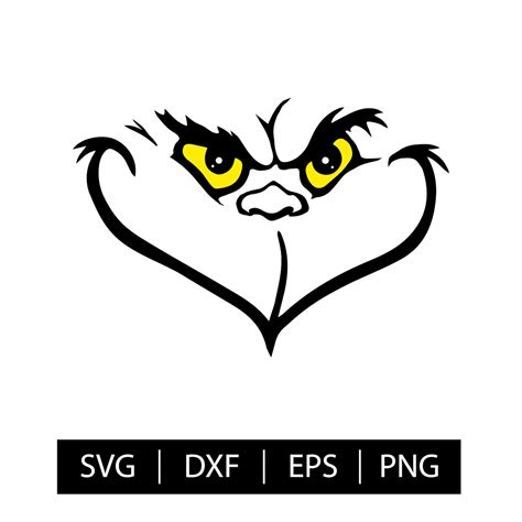 Svg Files For Cricut Grinch Faces