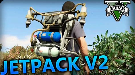 Jetpack V2 Mod Gta 5 Pc Mucho Mas Realista Youtube