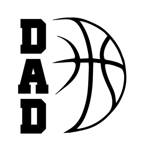 New Basketball Dad Vinyl Decal Car Window You Pick The Size And Color