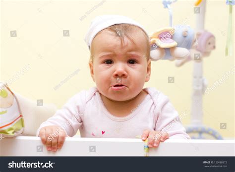 Portrait Crying Baby Girl Stock Photo 123688972 Shutterstock
