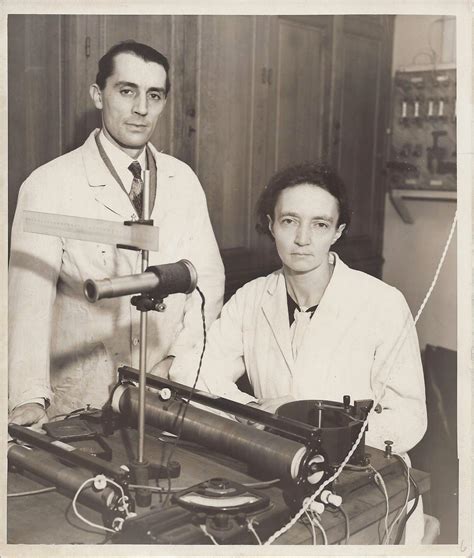 Photograph Of Iréne And Frédéric Joliot Curie Original Vintage Black