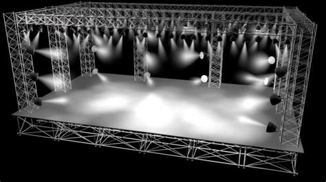 Concert Stage 3d Models Concert Stage Concert 3d Model