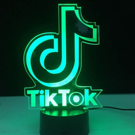 Green Tik Tok Logo Neon Light App Green Aesthetic Green Messages